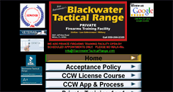 Desktop Screenshot of blackwatertacticalrange.com